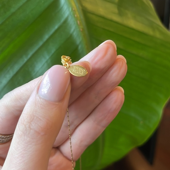 Amano studio gold chain with bronze geometric beads - Picture 5 of 5
